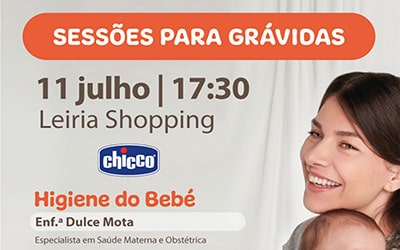 Sessões para grávidas: Higiene do bebé